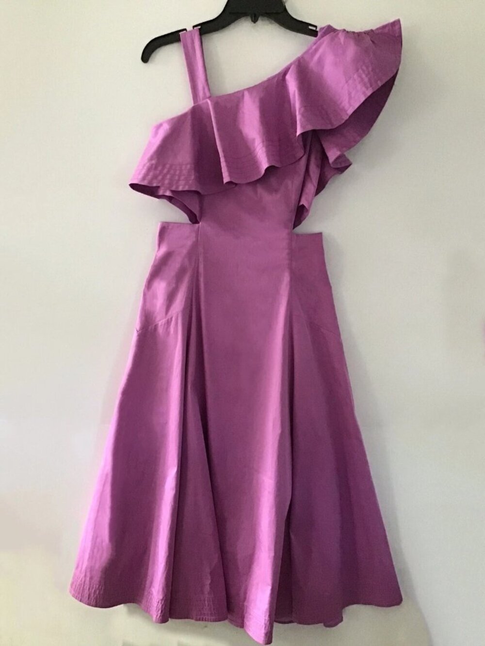 Veronica Beard Beilla One-Shoulder Dress Size 12 - Picture 3 of 5